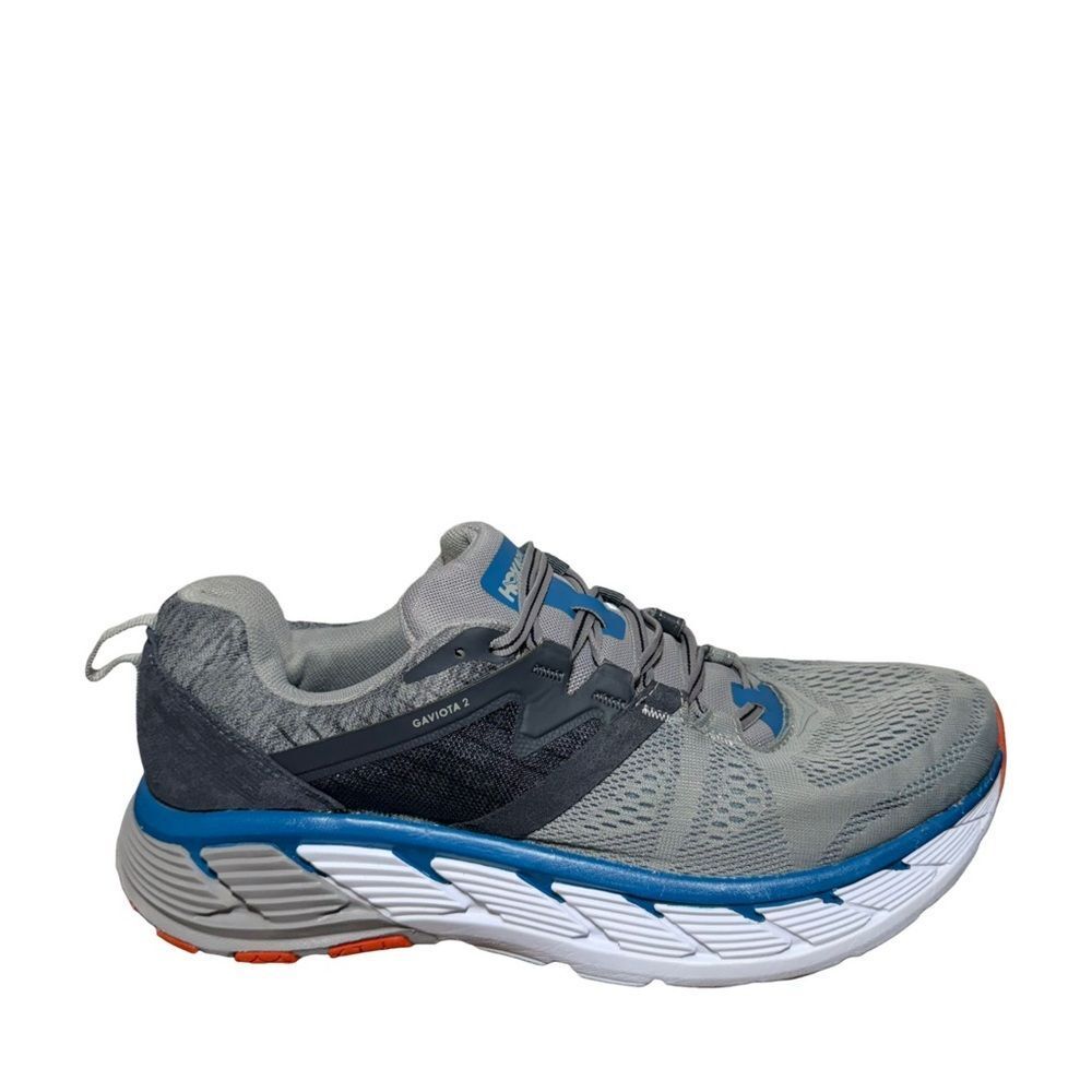 Hoka One One Gaviota 2 Men's Gray and Blue Athletic Shoes size 10.5